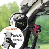 A-Pillar Side Mirror Set For 2024+ Jeep Wrangler JL & Gladiator - CMM Offroad